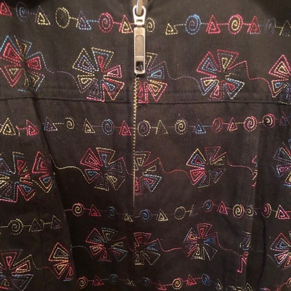 Women's CJ Banks Black Zippered Jacket - Picture 3 of 5